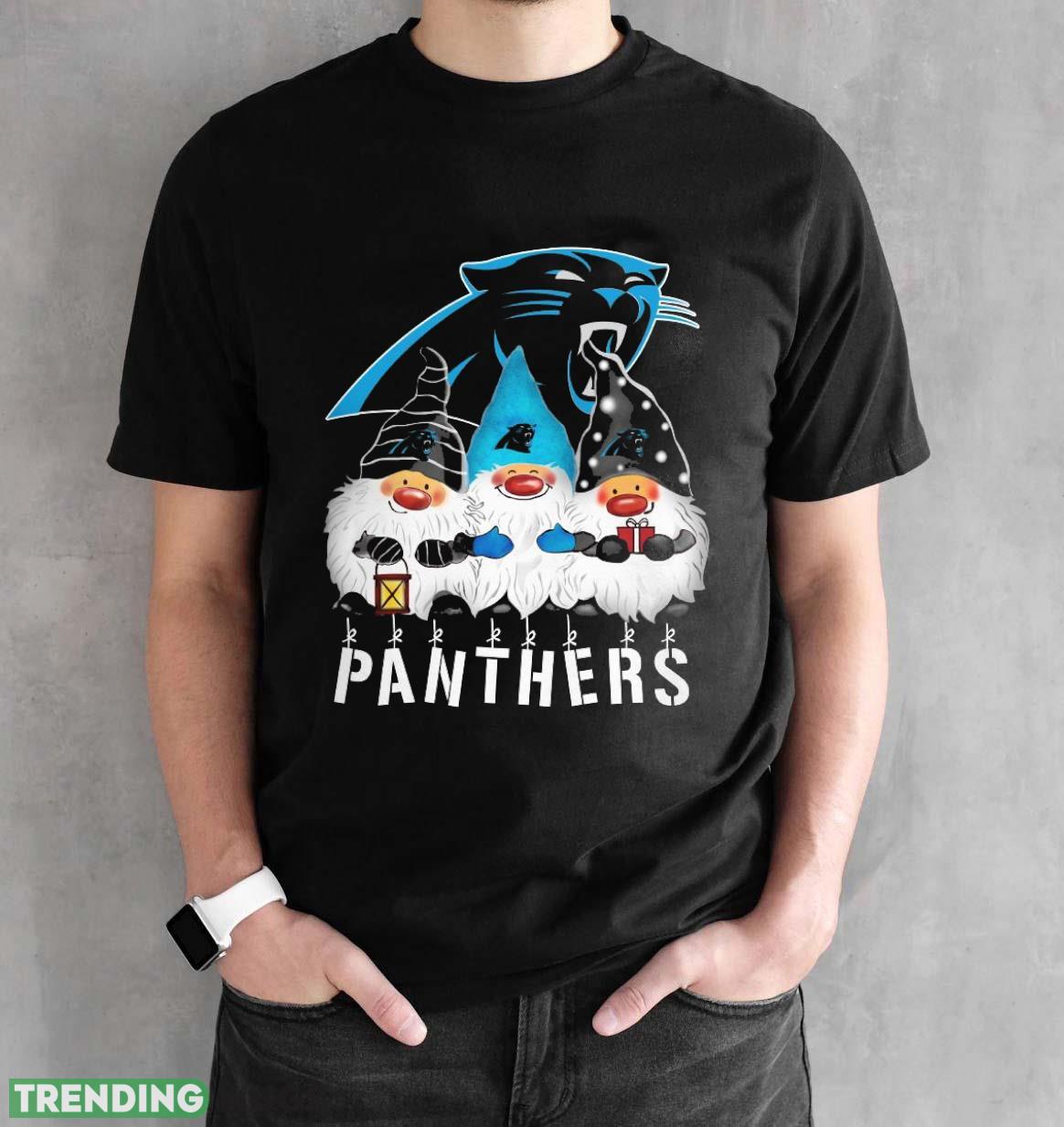 Carolina Panthers Gnomies Christmas Funny Black T Shirt Sweatshirt For Fans Dark Shirt Carolina Panthers Gnomies Christmas Funny Black T Shirt Sweatshirt For Fans Dark Shirt