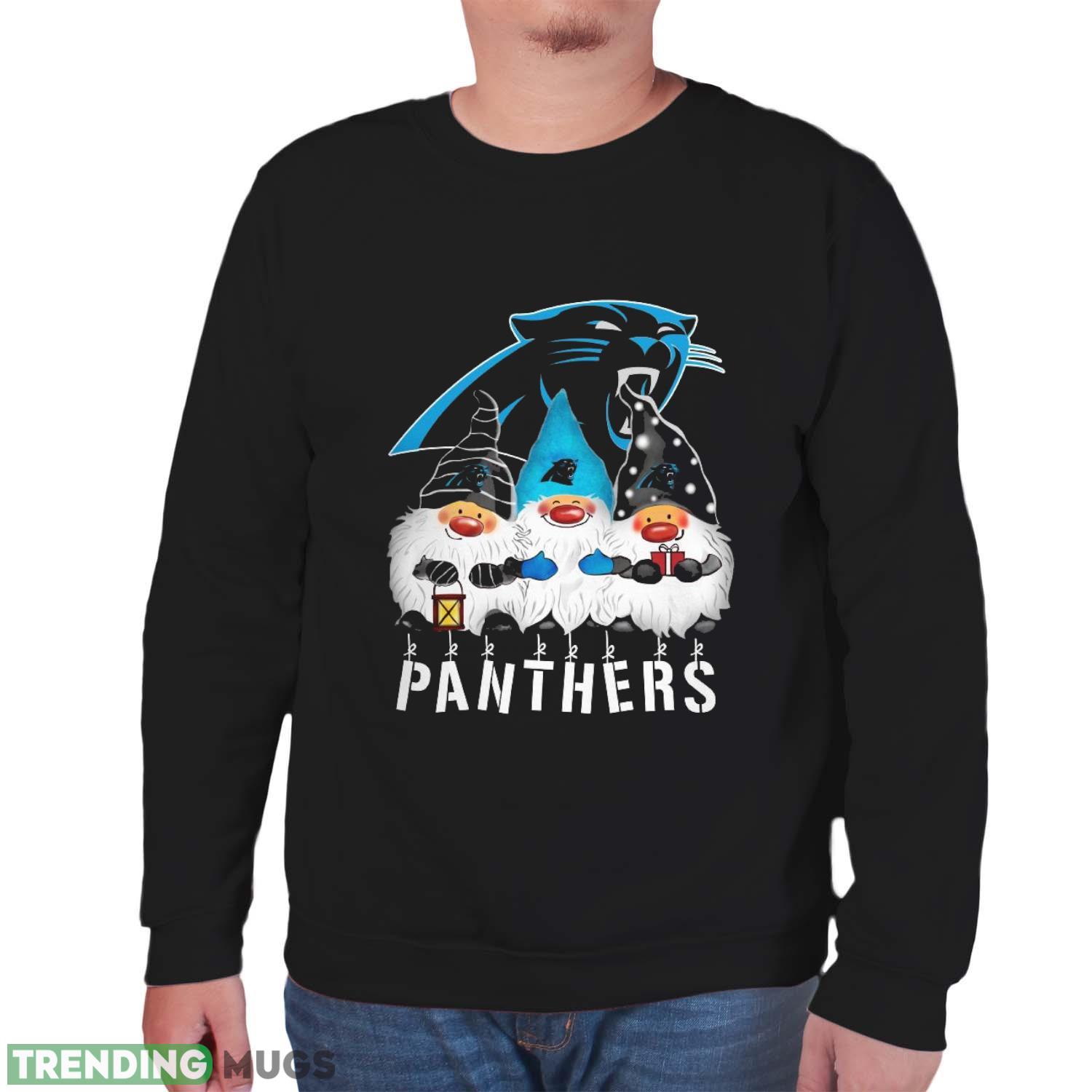 Carolina Panthers Gnomies Christmas Funny Black T Shirt Sweatshirt For Fans Dark Shirt Carolina Panthers Gnomies Christmas Funny Black T Shirt Sweatshirt For Fans Dark Shirt