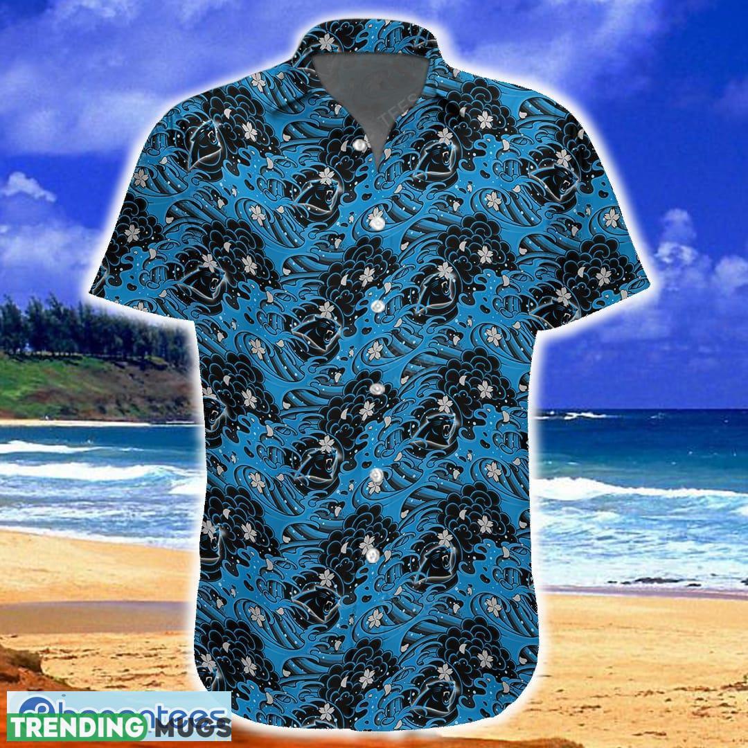 Carolina Panthers Great Waves Of Japanese Hawaiian Shirt And Short For Men Gift, Short Beach For Family Hawaiian Shirt Carolina Panthers Great Waves Of Japanese Hawaiian Shirt And Short For Men Gift, Short Beach For Family Hawaiian Shirt