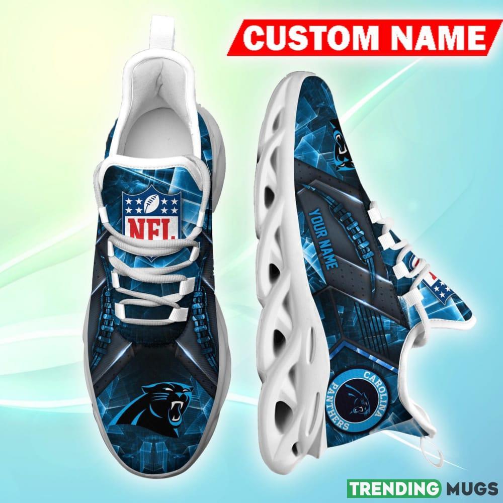 Carolina Panthers NFL Casual Personalized Chunky Shoes Fans Gift Max Soul Sneakers New For Men And Women - Carolina Panthers NFL Max Soul Shoes Custom Name Photo 1 Carolina Panthers NFL Casual Personalized Chunky Shoes Fans Gift Max Soul Sneakers New For Men And Women - Carolina Panthers NFL Max Soul Shoes Custom Name Photo 1