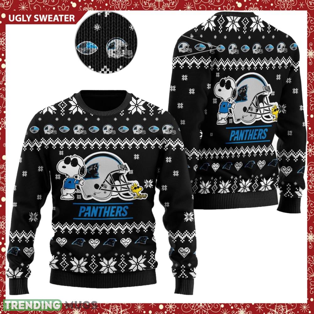 Carolina Panthers NFL Cute The Snoopy Show Football Helmet Ugly Christmas Sweater - Carolina Panthers NFL Cute The Snoopy Show Football Helmet Ugly Christmas Sweater Carolina Panthers NFL Cute The Snoopy Show Football Helmet Ugly Christmas Sweater - Carolina Panthers NFL Cute The Snoopy Show Football Helmet Ugly Christmas Sweater