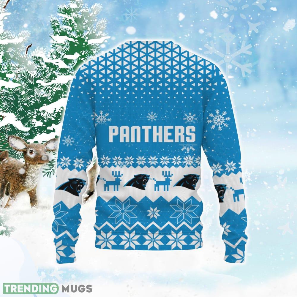 Carolina Panthers Sports Football American Ugly Christmas Sweater Ugly Christmas AOP Sweater 3D Sweater Carolina Panthers Sports Football American Ugly Christmas Sweater Ugly Christmas AOP Sweater 3D Sweater