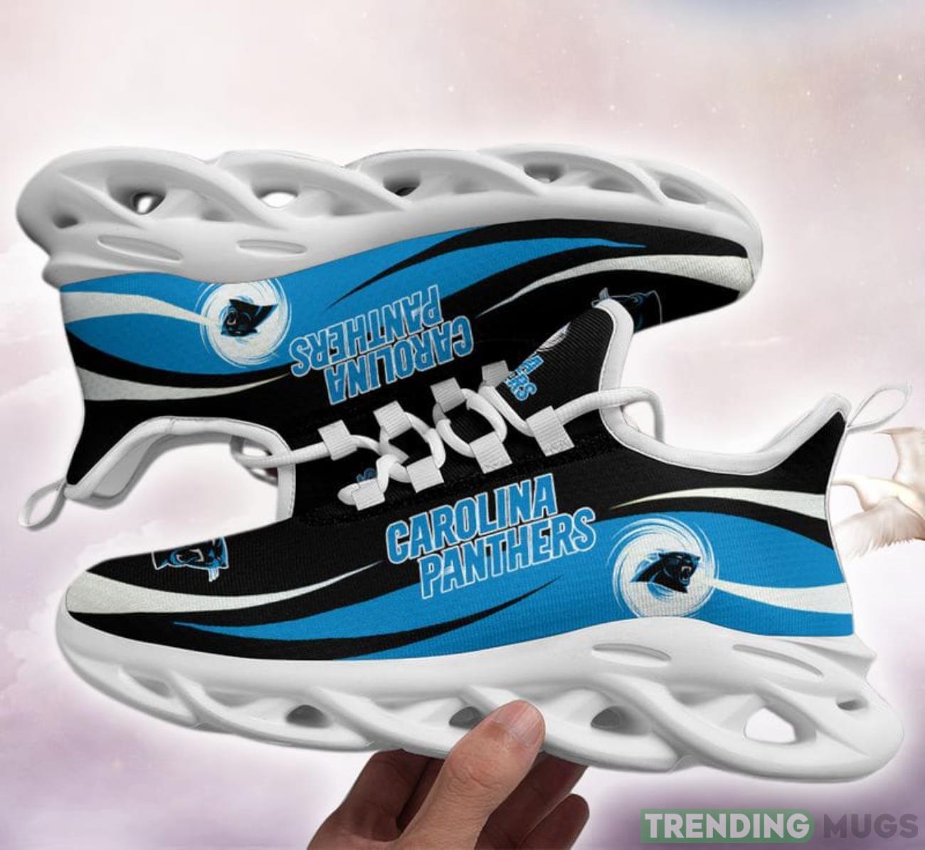 Carolina Panthers Wavy Pattern Limited Edition Max Soul Shoes Product Photo 1 Carolina Panthers Wavy Pattern Limited Edition Max Soul Shoes Product Photo 1