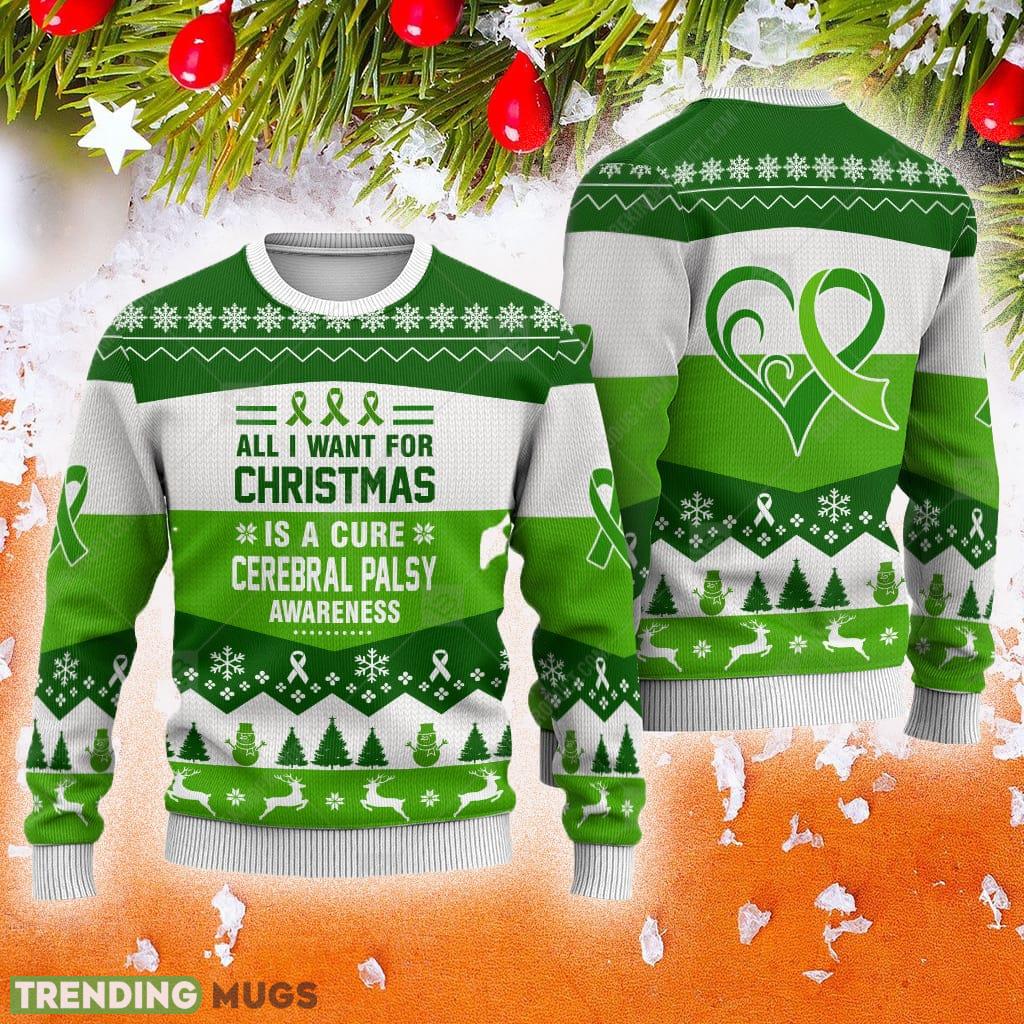 Cerebral Palsy Awareness All I Want For Is A Cure Animals Ugly Christmas Sweater AOP Gift For Men And Women - Cerebral Palsy Awareness All I Want For Is A Cure Animals Ugly Christmas Sweater AOP Gift For Men And Women Cerebral Palsy Awareness All I Want For Is A Cure Animals Ugly Christmas Sweater AOP Gift For Men And Women - Cerebral Palsy Awareness All I Want For Is A Cure Animals Ugly Christmas Sweater AOP Gift For Men And Women