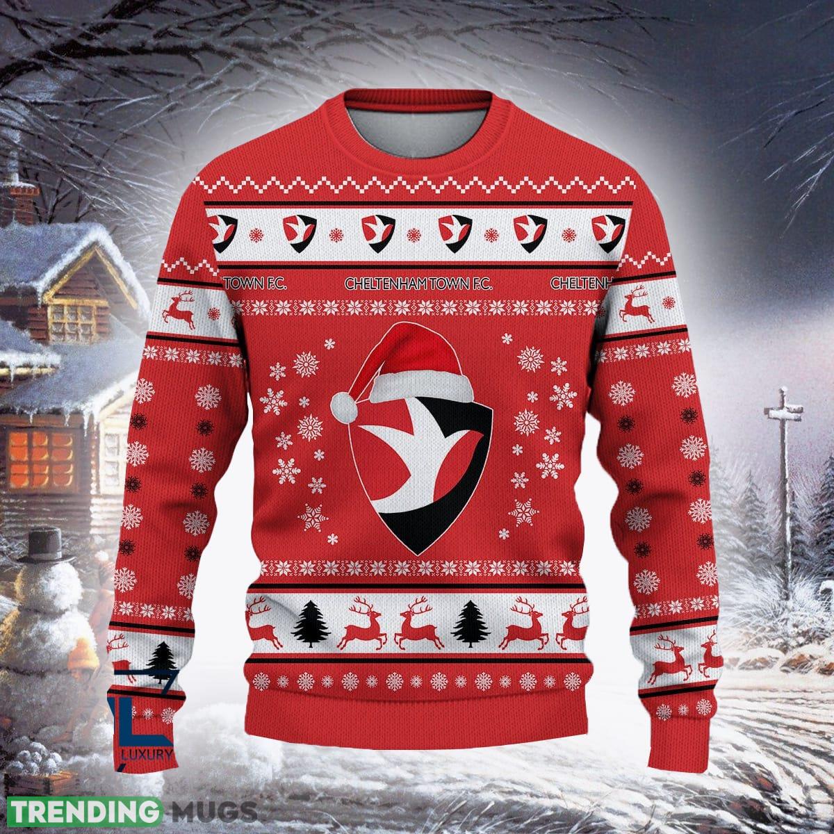 Cheltenham Town F.C Coconut Efl Logo Team Ugly Christmas Sweater For Fans Gift Unisex Sweatshirt 3D Sweater Cheltenham Town F.C Coconut Efl Logo Team Ugly Christmas Sweater For Fans Gift Unisex Sweatshirt 3D Sweater