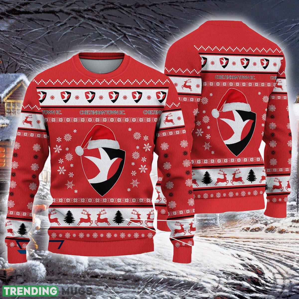 Cheltenham Town F.C Coconut Efl Logo Team Ugly Christmas Sweater For Fans Gift Unisex Sweatshirt 3D Sweater Cheltenham Town F.C Coconut Efl Logo Team Ugly Christmas Sweater For Fans Gift Unisex Sweatshirt 3D Sweater