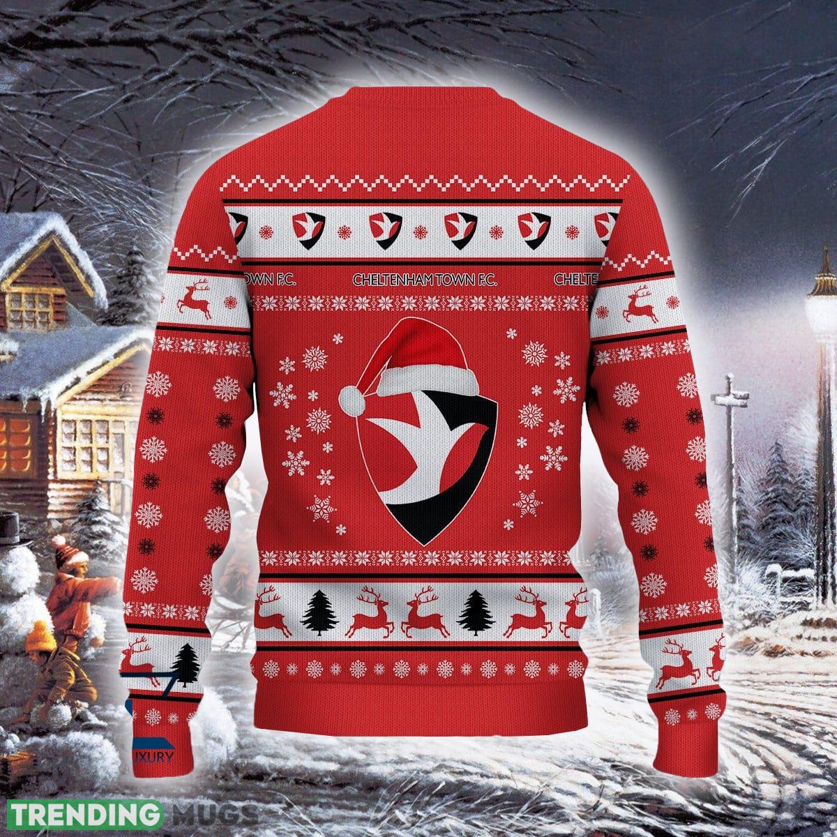 Cheltenham Town F.C Coconut Efl Logo Team Ugly Christmas Sweater For Fans Gift Unisex Sweatshirt - Cheltenham Town F.C Contemporary Efl Ugly Christmas Sweater For Fans Gift Cheltenham Town F.C Coconut Efl Logo Team Ugly Christmas Sweater For Fans Gift Unisex Sweatshirt - Cheltenham Town F.C Contemporary Efl Ugly Christmas Sweater For Fans Gift