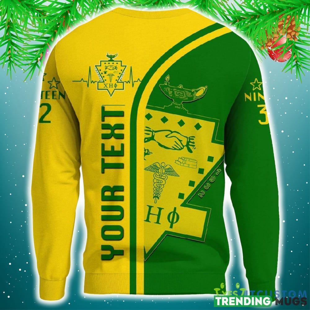 Chi Eta Phi In My Heart Yellow 3D Sweater Community Custom Name Logo For Men And Women Gift Christmas 3D Sweater Chi Eta Phi In My Heart Yellow 3D Sweater Community Custom Name Logo For Men And Women Gift Christmas 3D Sweater