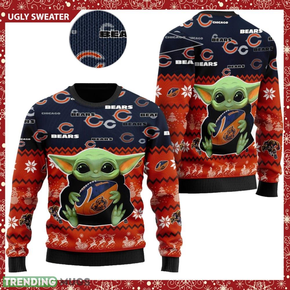 Chicago Bears NFL Star Wars Baby Yoda Knitted Christmas Sweater AOP Holiday - Chicago Bears NFL Star Wars Baby Yoda Knitted Christmas Sweater AOP Holiday Chicago Bears NFL Star Wars Baby Yoda Knitted Christmas Sweater AOP Holiday - Chicago Bears NFL Star Wars Baby Yoda Knitted Christmas Sweater AOP Holiday
