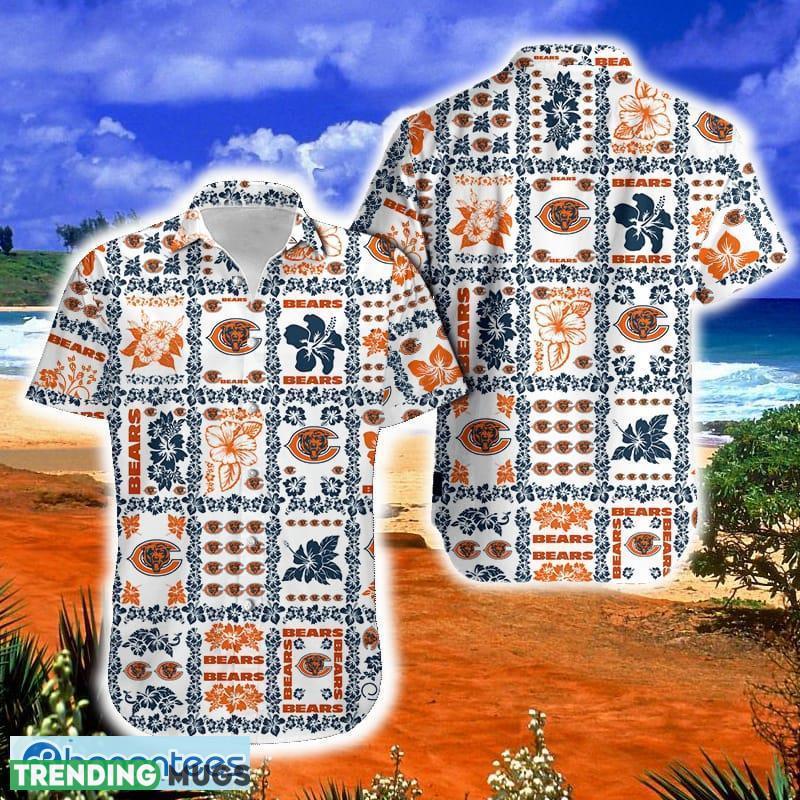 Chicago Bears Trendy Hawaiian Shirt And Short For Men Gift, Short Beach For Family Christmas - Chicago Bears HOT SALE HAWAIIAN SHIRT Shirt And Short_1 Chicago Bears Trendy Hawaiian Shirt And Short For Men Gift, Short Beach For Family Christmas - Chicago Bears HOT SALE HAWAIIAN SHIRT Shirt And Short_1