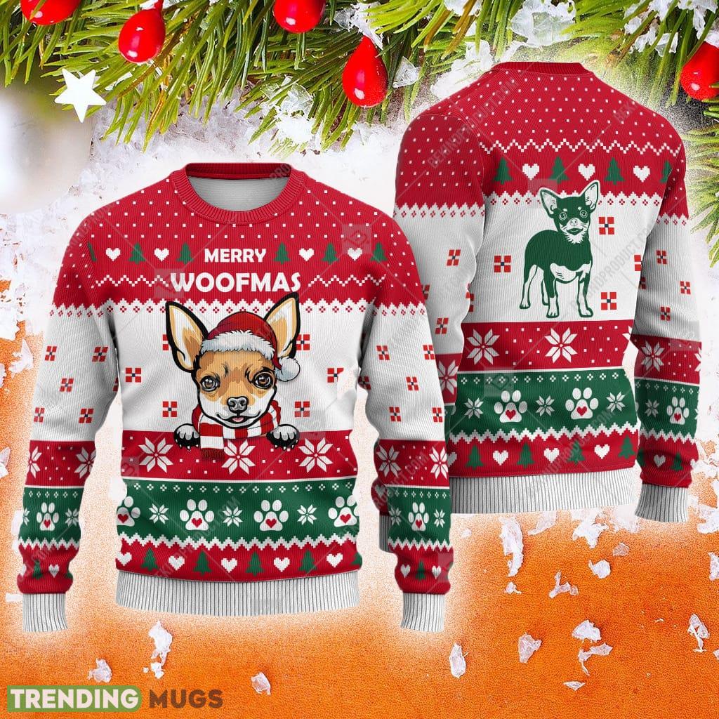 Chihuahua Dog Paw Heart Animal Woven Ugly Sweater New For Family Holidays Christmas - Chihuahua Dog Paw Heart Animal Woven Ugly Sweater New For Family Holidays Christmas Chihuahua Dog Paw Heart Animal Woven Ugly Sweater New For Family Holidays Christmas - Chihuahua Dog Paw Heart Animal Woven Ugly Sweater New For Family Holidays Christmas