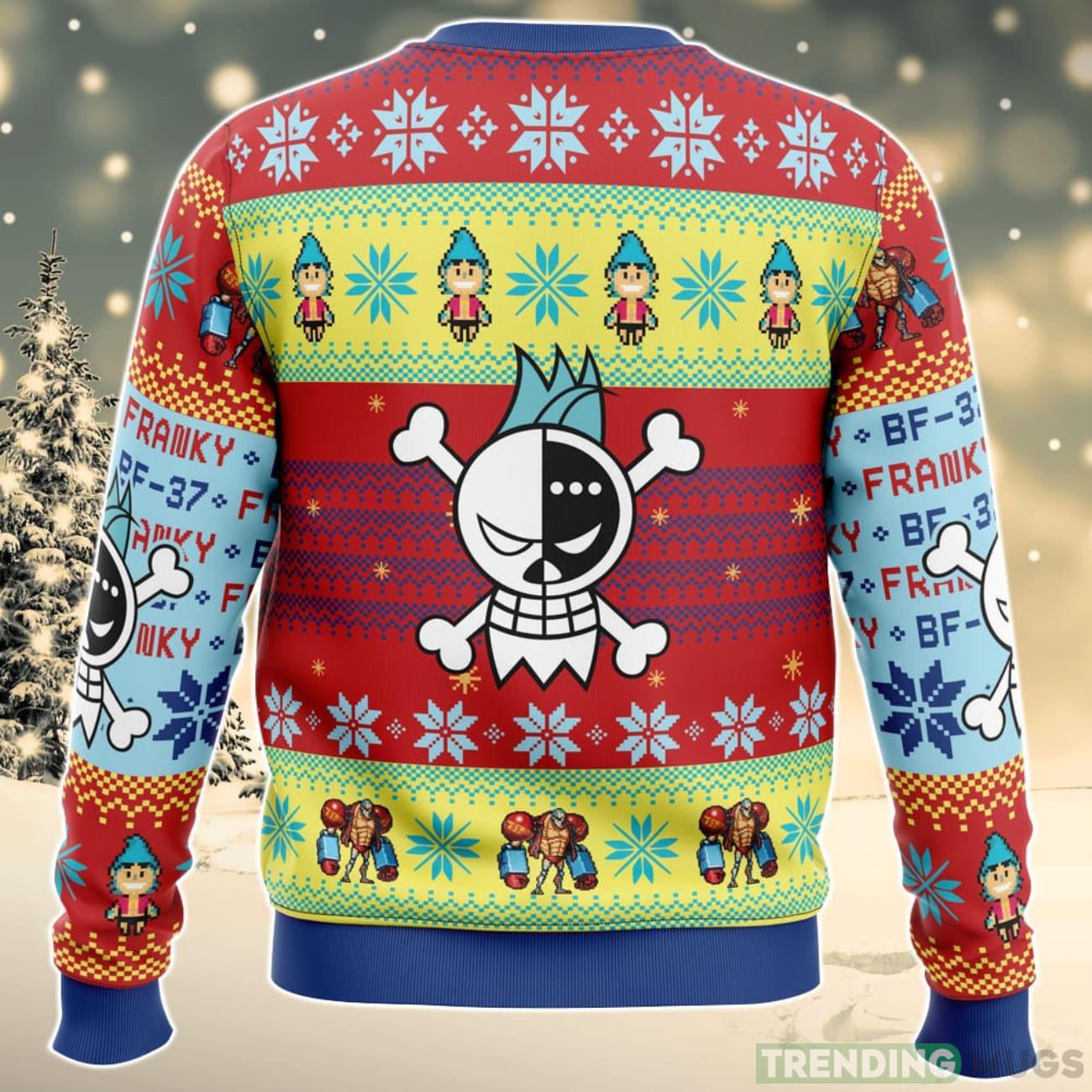 Christmas Franky One Piece Ugly Christmas Sweater For Men And Women 3D Sweater Christmas Franky One Piece Ugly Christmas Sweater For Men And Women 3D Sweater