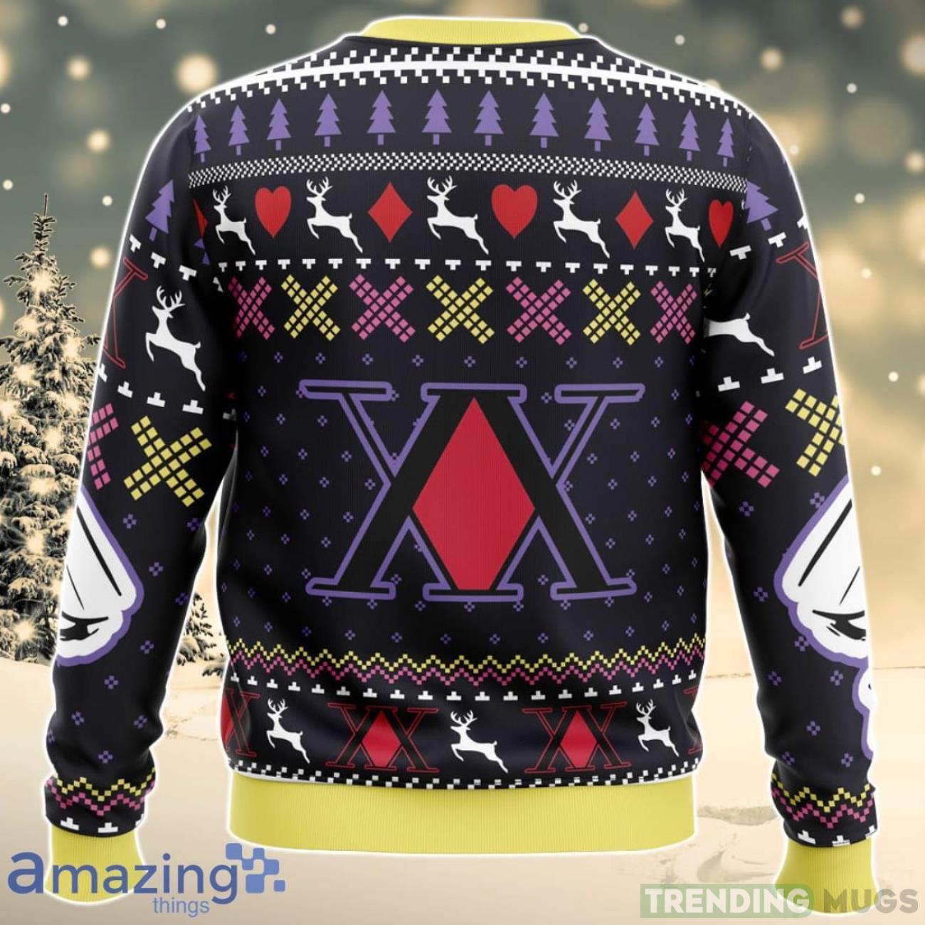 Christmas Hisoka Hunter X Hunter Ugly Christmas Sweater Best Gift For Men And Women 3D Sweater Christmas Hisoka Hunter X Hunter Ugly Christmas Sweater Best Gift For Men And Women 3D Sweater