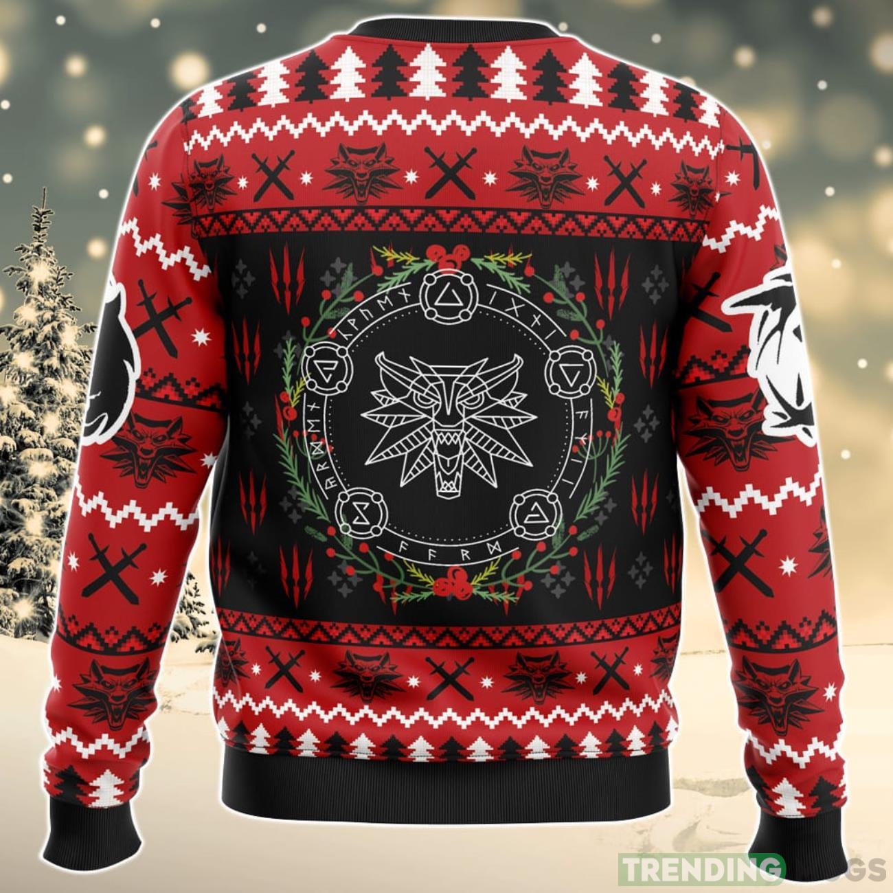 Christmas Monster The Witcher Ugly Christmas Sweater For Men And Women 3D Sweater Christmas Monster The Witcher Ugly Christmas Sweater For Men And Women 3D Sweater