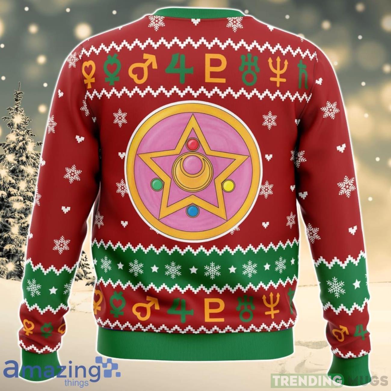 Christmas Sailor Guardians Sailor Moon Ugly Christmas Sweater Best Gift For Men And Women 3D Sweater Christmas Sailor Guardians Sailor Moon Ugly Christmas Sweater Best Gift For Men And Women 3D Sweater