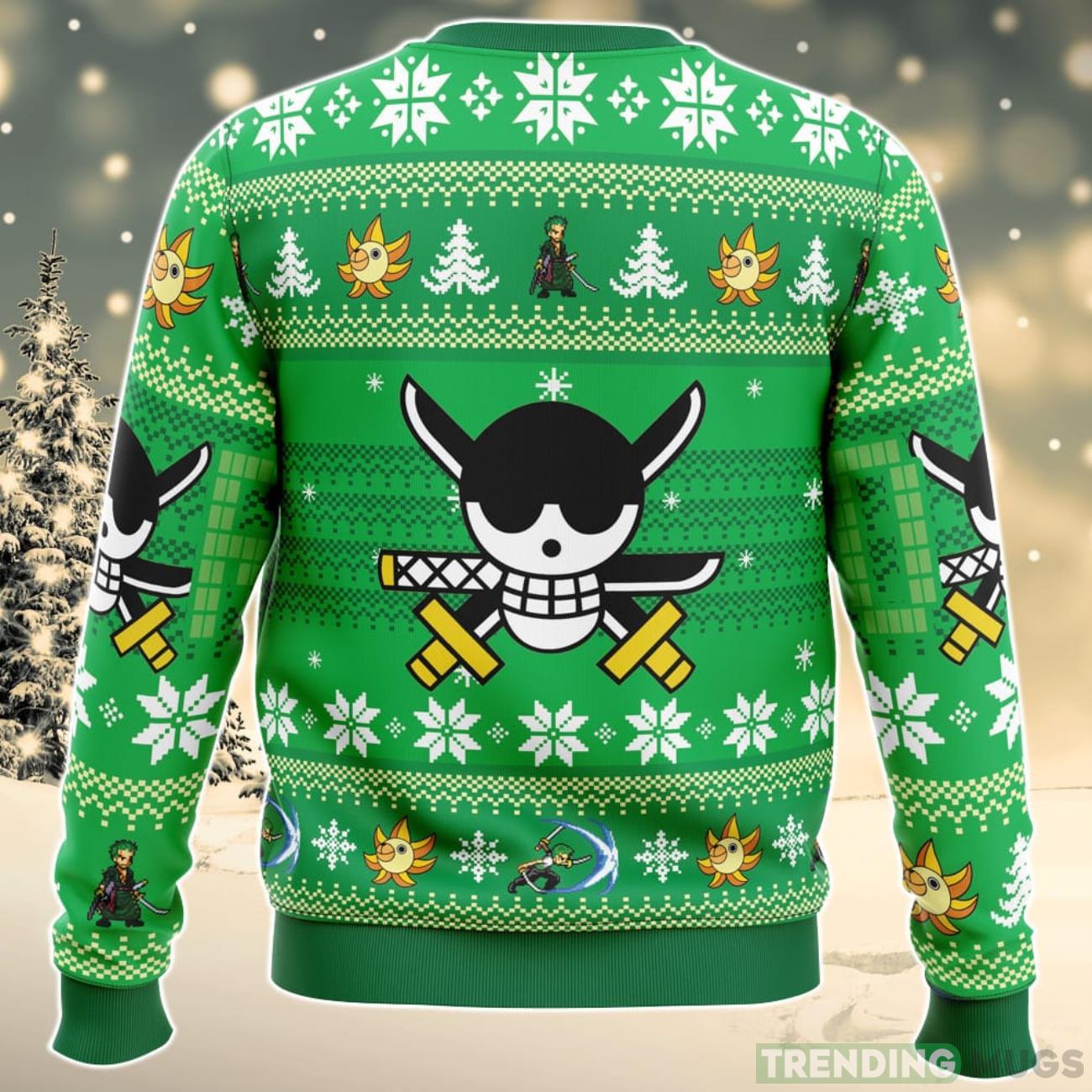 Christmas Zoro One Piece Ugly Christmas Sweater For Men And Women 3D Sweater Christmas Zoro One Piece Ugly Christmas Sweater For Men And Women 3D Sweater