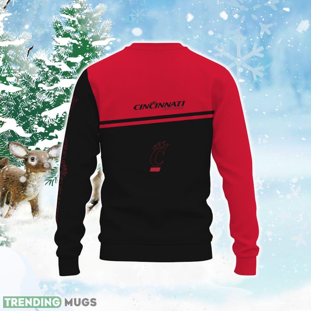 Cincinnati Bearcats American Football Teams Ugly Xmas Sweater 3D Sweater Cincinnati Bearcats American Football Teams Ugly Xmas Sweater 3D Sweater