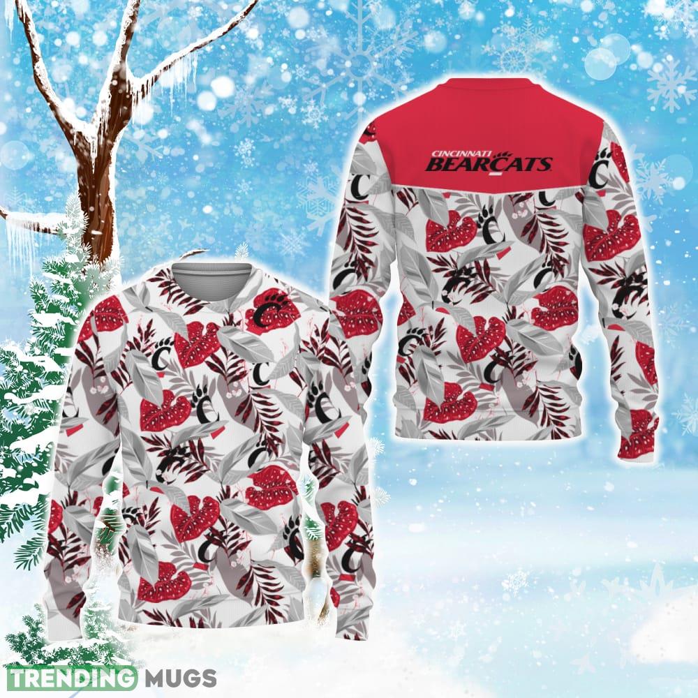 Cincinnati Bearcats Champions Sports Hawaiian Tropical Patterns Shirt Ugly Christmas AOP Sweater - Cincinnati Bearcats Champions Sports Hawaiian Tropical Patterns Shirt Ugly Christmas Sweater Photo 1 Cincinnati Bearcats Champions Sports Hawaiian Tropical Patterns Shirt Ugly Christmas AOP Sweater - Cincinnati Bearcats Champions Sports Hawaiian Tropical Patterns Shirt Ugly Christmas Sweater Photo 1