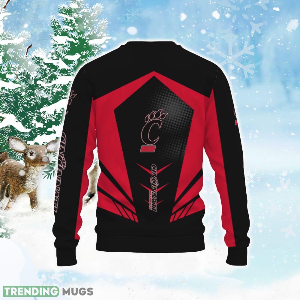 Cincinnati Bearcats Sports American Football Shirt Knitted Xmas Sweater All Over Print 3D Sweater Cincinnati Bearcats Sports American Football Shirt Knitted Xmas Sweater All Over Print 3D Sweater