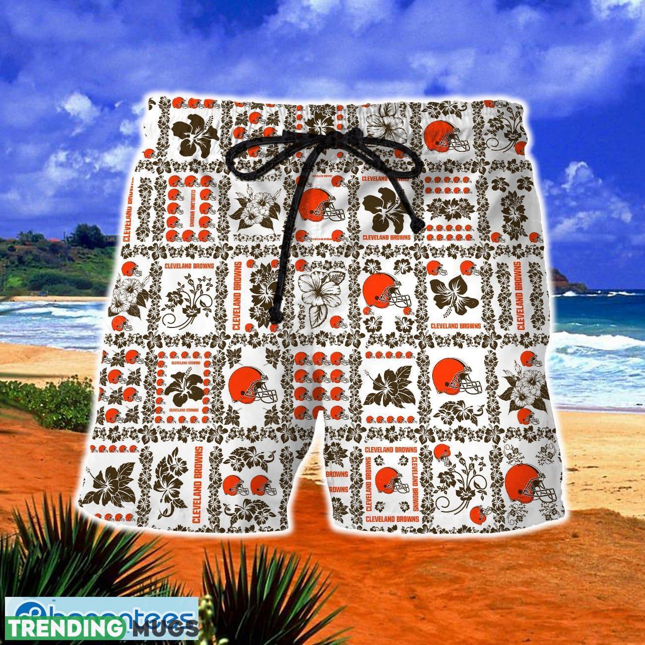Cleveland Browns High Quality Hawaiian Shirt And Short For Men Gift, Short Beach For Family Christmas Hawaiian Shirt Cleveland Browns High Quality Hawaiian Shirt And Short For Men Gift, Short Beach For Family Christmas Hawaiian Shirt