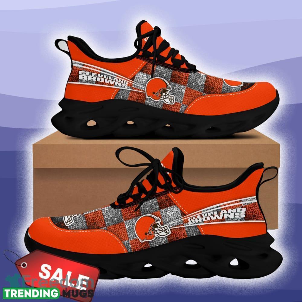 Cleveland Browns NFL Clunky Sneakers New Max Soul Shoes Gift For Fans Max Soul Cleveland Browns NFL Clunky Sneakers New Max Soul Shoes Gift For Fans Max Soul