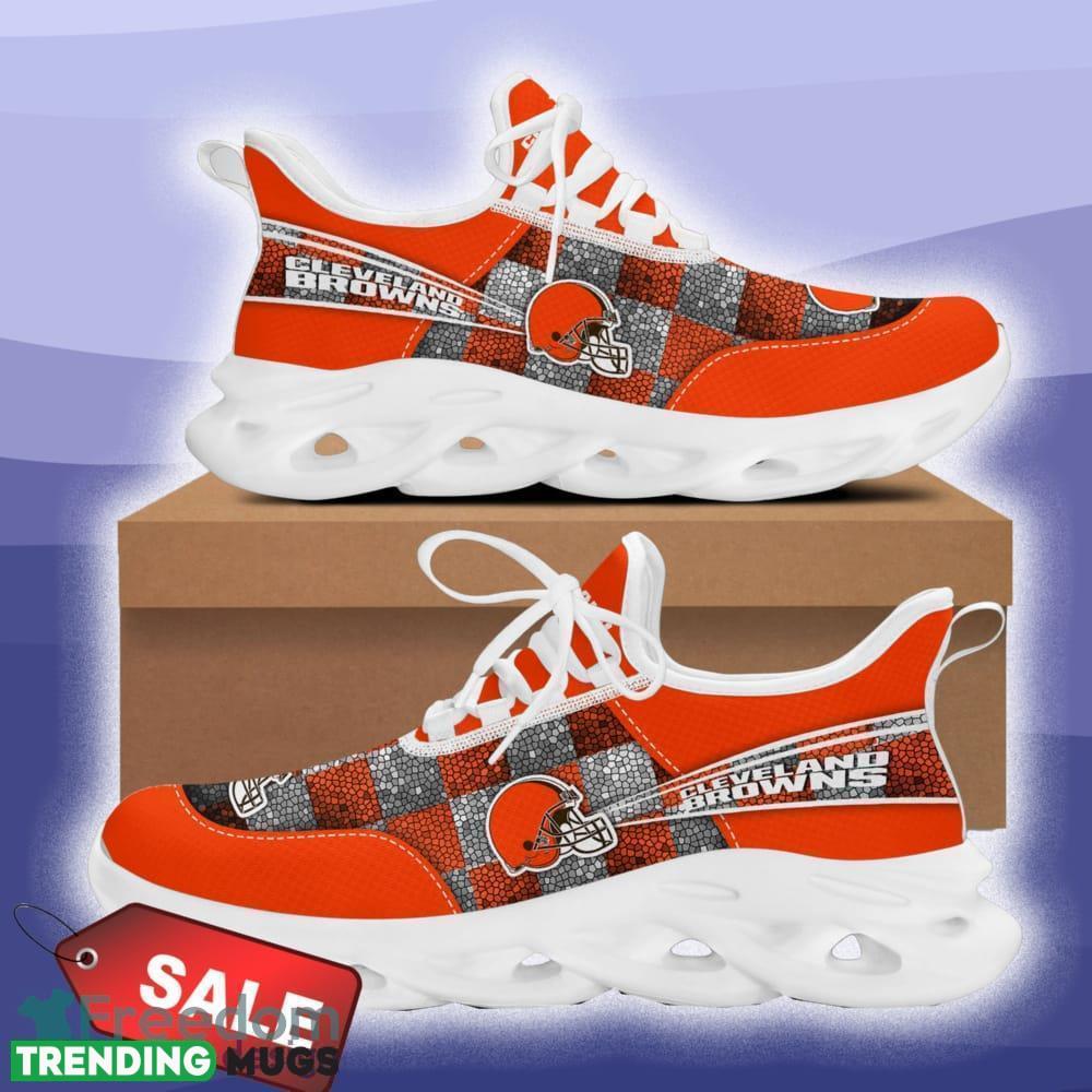 Cleveland Browns NFL Clunky Sneakers New Max Soul Shoes Gift For Fans Max Soul Cleveland Browns NFL Clunky Sneakers New Max Soul Shoes Gift For Fans Max Soul
