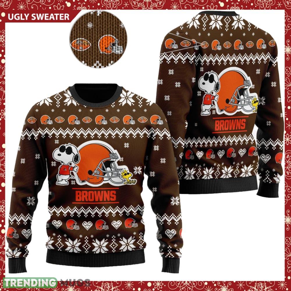 Cleveland Browns NFL Cute The Snoopy Show Football Helmet Ugly Christmas Sweater - Cleveland Browns NFL Cute The Snoopy Show Football Helmet Ugly Christmas Sweater Cleveland Browns NFL Cute The Snoopy Show Football Helmet Ugly Christmas Sweater - Cleveland Browns NFL Cute The Snoopy Show Football Helmet Ugly Christmas Sweater