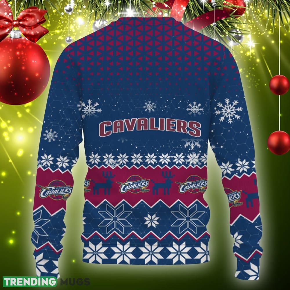 Cleveland Cavaliers Sports Football American Knitted Christmas 3D Sweater Gift Holidays 3D Sweater Cleveland Cavaliers Sports Football American Knitted Christmas 3D Sweater Gift Holidays 3D Sweater