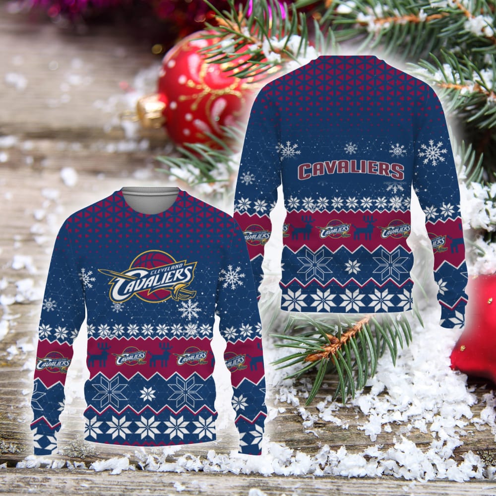 Cleveland Cavaliers Sports Football American Ugly Christmas Sweater Christmas Gift Holiday Unisex Sweatshirt For Fans - 011023-093025 Cleveland Cavaliers Sports Football American Ugly Christmas Sweater Christmas Gift Holiday Unisex Sweatshirt For Fans - 011023-093025
