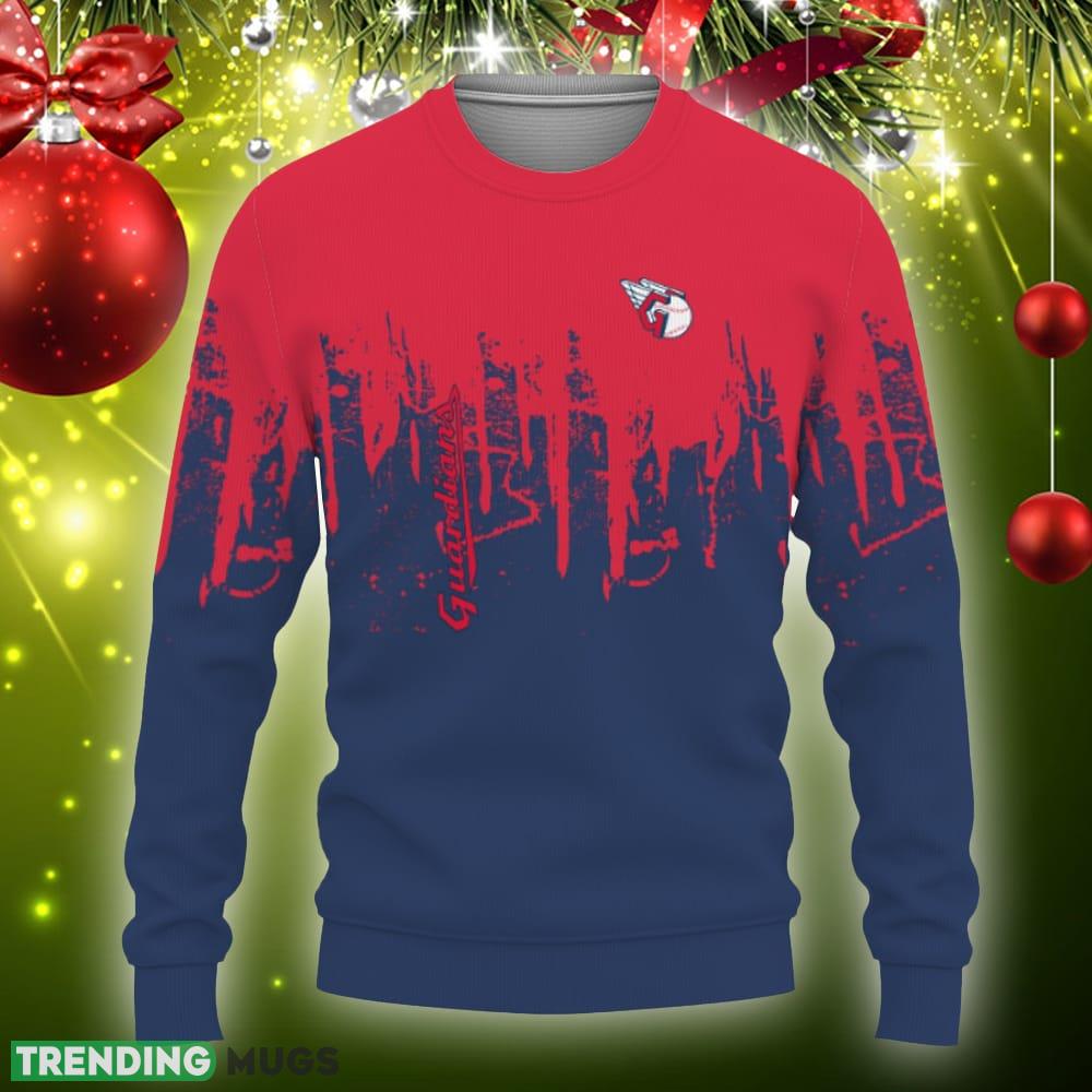 Cleveland Guardians Gift American Ugly Christmas Sweater Gift Holidays - Cleveland Guardians Gift Unisex American-3D Sweatshirt_3 Cleveland Guardians Gift American Ugly Christmas Sweater Gift Holidays - Cleveland Guardians Gift Unisex American-3D Sweatshirt_3