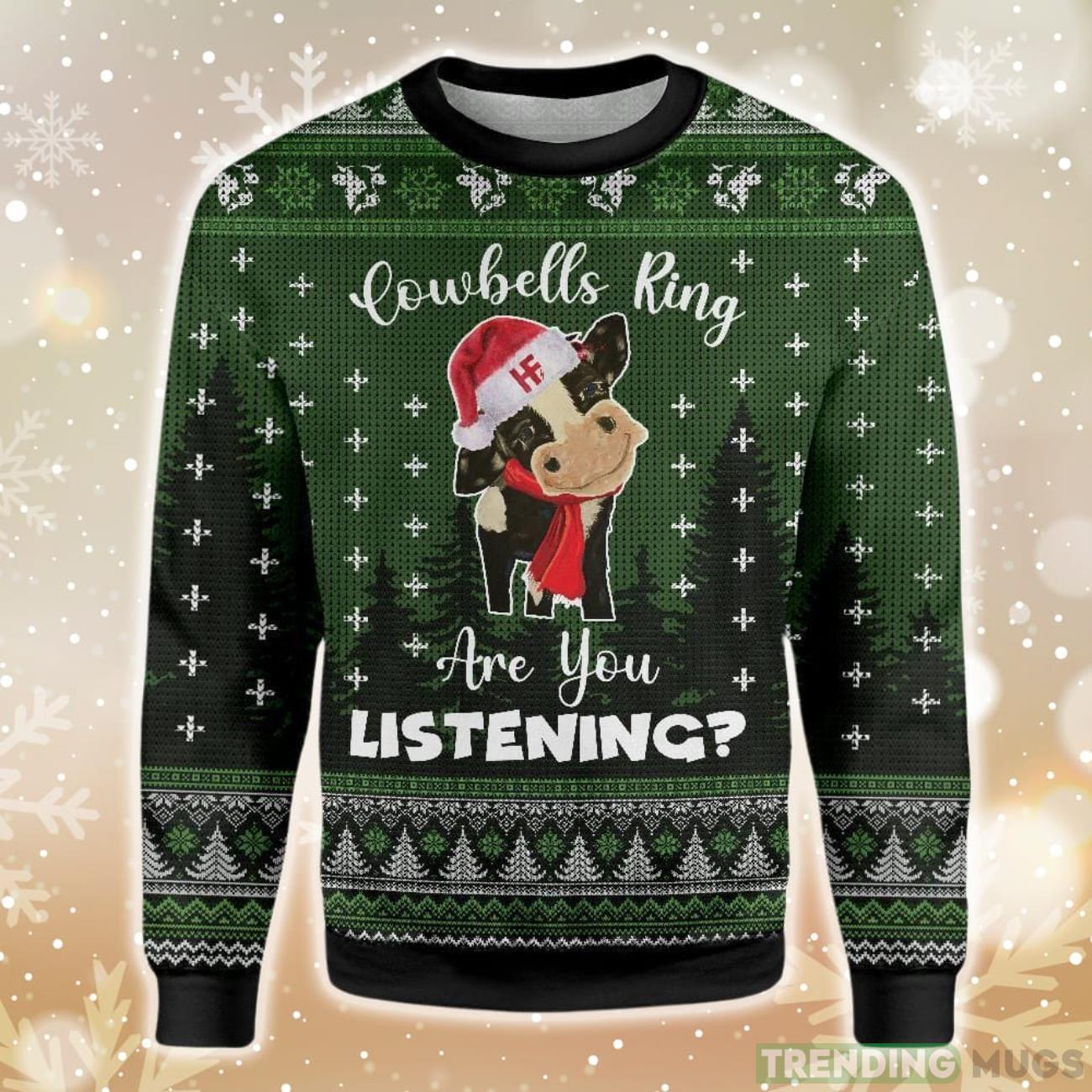 Cobells Ring Are You Listening Farmer Ugly Christmas Sweater Product Photo 1 Cobells Ring Are You Listening Farmer Ugly Christmas Sweater Product Photo 1