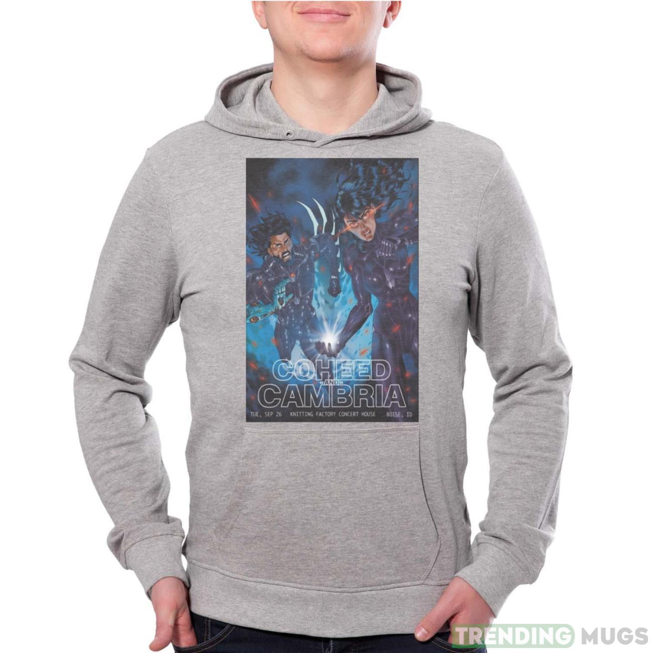 Coheed And Cambria Knitting Factory Concert House Boise ID September 26 2023 Poster shirt Product Photo 1 Coheed And Cambria Knitting Factory Concert House Boise ID September 26 2023 Poster shirt Product Photo 1