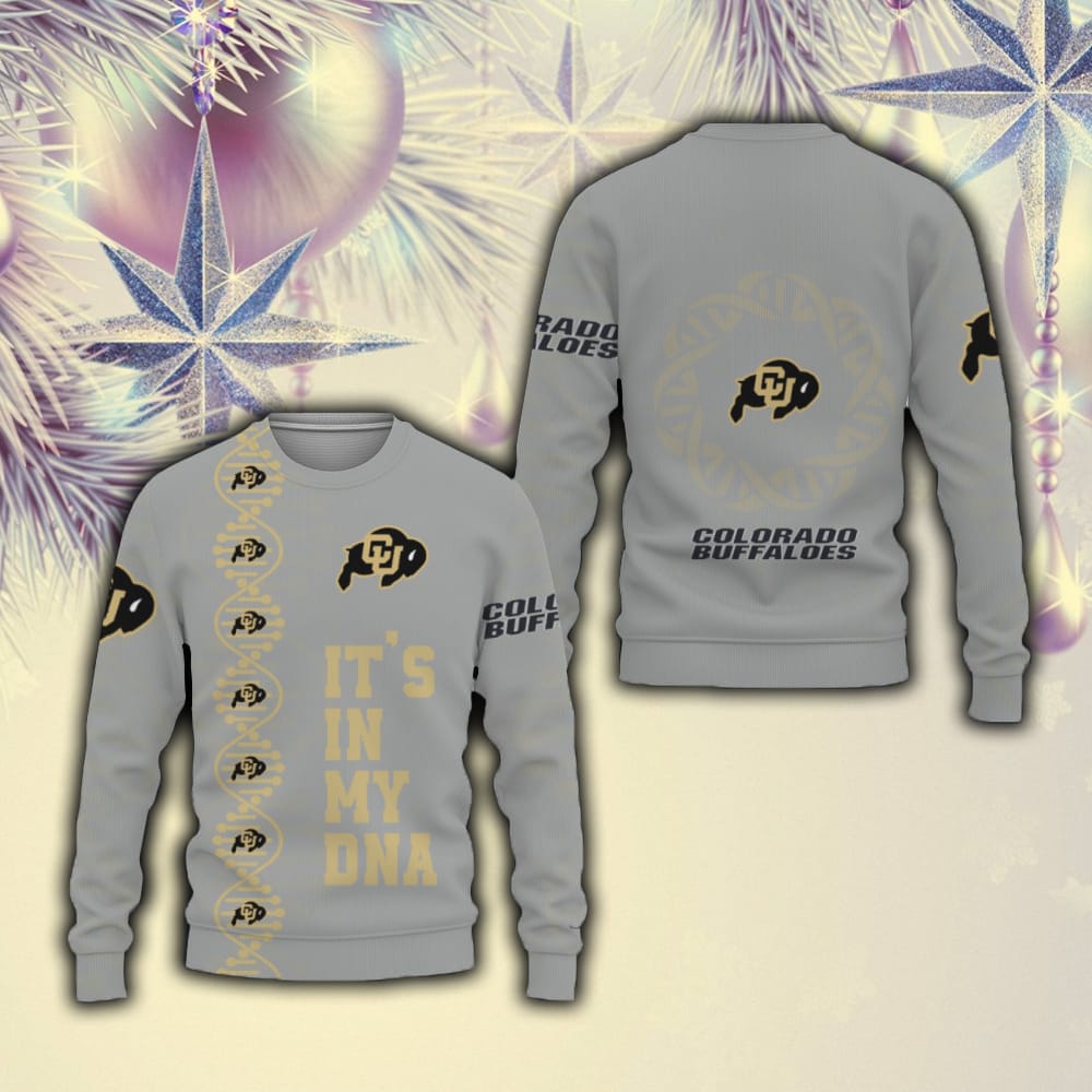 Colorado Buffaloes It's In My DNA American Sports Team Ugly Christmas Sweater Men And Women Gift For Fans Holidays 3D Sweater Colorado Buffaloes It's In My DNA American Sports Team Ugly Christmas Sweater Men And Women Gift For Fans Holidays - 201023-104505