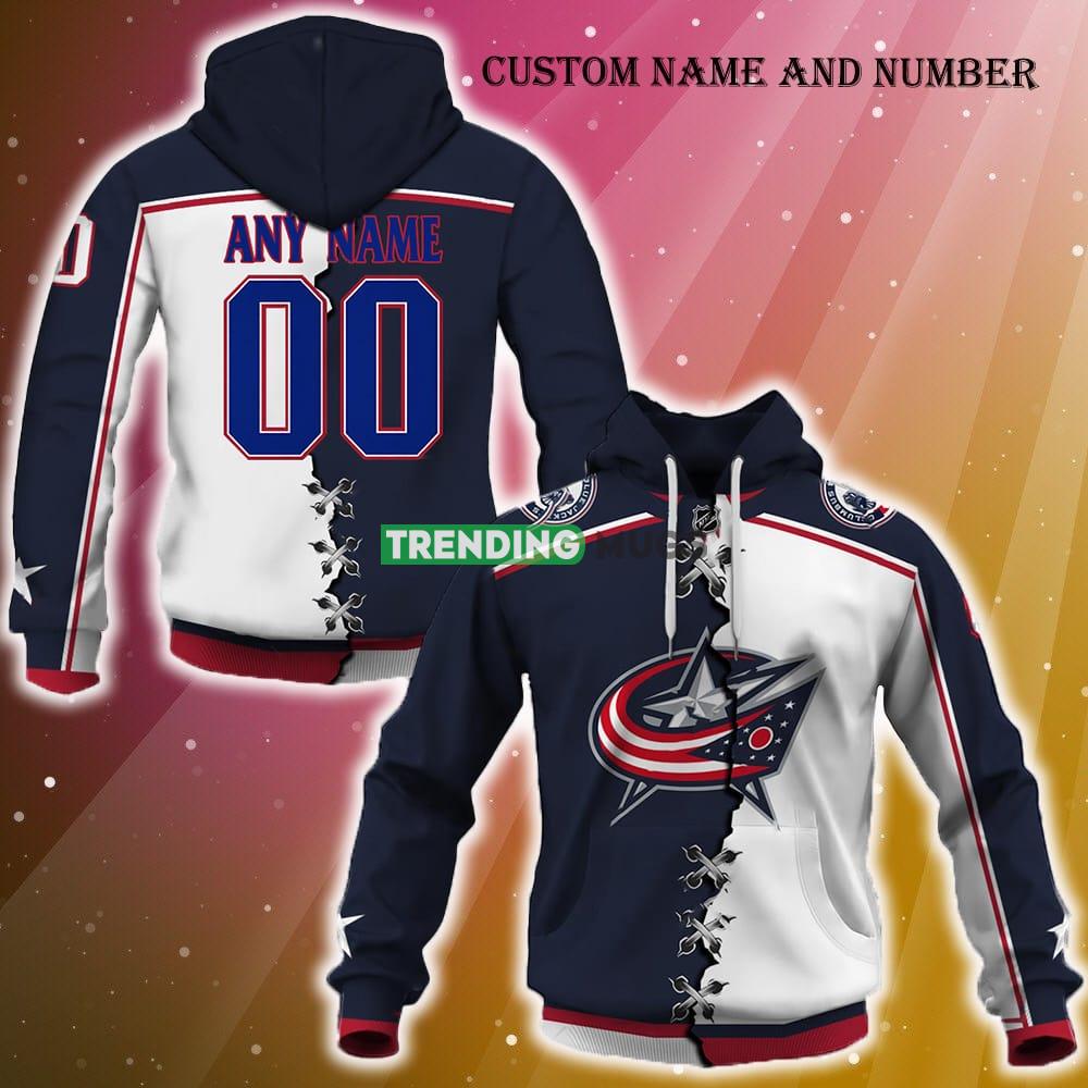 Columbus Blue Jackets NHL 3D Hoodie Zip Hoodie For Fans Christmas All Over Printed Custom Number And Name - Columbus Blue Jackets NHL 3D Hoodie AOP_1 Columbus Blue Jackets NHL 3D Hoodie Zip Hoodie For Fans Christmas All Over Printed Custom Number And Name - Columbus Blue Jackets NHL 3D Hoodie AOP_1