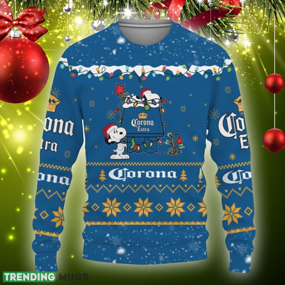 Corona Extra Beers American Whiskey Beers Merry Christmas Snoopy House Cute Knitted Christmas Sweater - Corona Extra Beers American Whiskey Beers Merry Christmas, Snoopy House Cute Fan Gift-3D Sweatshirt_3 Corona Extra Beers American Whiskey Beers Merry Christmas Snoopy House Cute Knitted Christmas Sweater - Corona Extra Beers American Whiskey Beers Merry Christmas, Snoopy House Cute Fan Gift-3D Sweatshirt_3