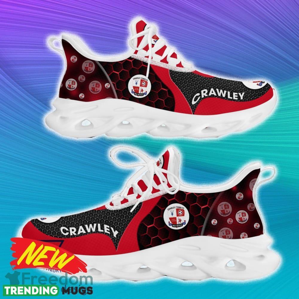 Crawley Town EFL Max Soul Shoes Gift For Fans Running Shoes Max Soul Crawley Town EFL Max Soul Shoes Gift For Fans Running Shoes Max Soul