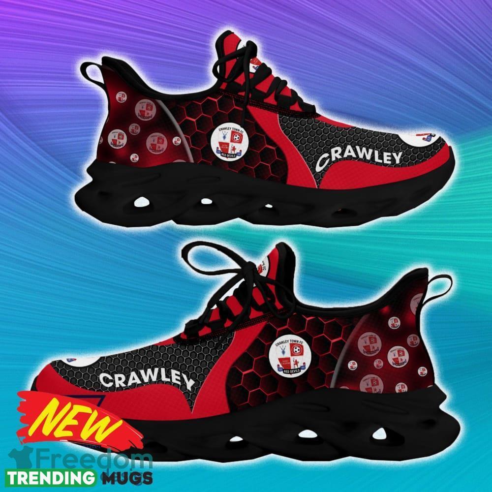 Crawley Town EFL Max Soul Shoes Gift For Fans Running Shoes Max Soul Crawley Town EFL Max Soul Shoes Gift For Fans Running Shoes Max Soul