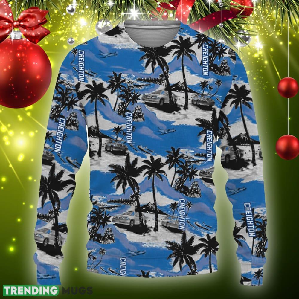Creighton Bluejays Tropical Patterns For Fans Club Gifts Ugly Christmas Sweater AOP Gift Holidays - Creighton Bluejays Tropical Patterns For Fans Club New Trends Gifts Unisex 3D T-Shirt, Hoodie, Sweatshirt-3D Sweatshirt_3 Creighton Bluejays Tropical Patterns For Fans Club Gifts Ugly Christmas Sweater AOP Gift Holidays - Creighton Bluejays Tropical Patterns For Fans Club New Trends Gifts Unisex 3D T-Shirt, Hoodie, Sweatshirt-3D Sweatshirt_3