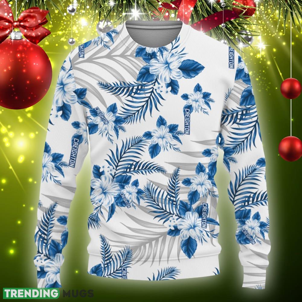 Creighton Bluejays Tropical Patterns Knitted Christmas Sweater Gift Holidays - Creighton Bluejays Tropical Patterns New Trends For Fans Club Gifts Unisex 3D T-Shirt, Hoodie, Sweatshirt-3D Sweatshirt_3 Creighton Bluejays Tropical Patterns Knitted Christmas Sweater Gift Holidays - Creighton Bluejays Tropical Patterns New Trends For Fans Club Gifts Unisex 3D T-Shirt, Hoodie, Sweatshirt-3D Sweatshirt_3