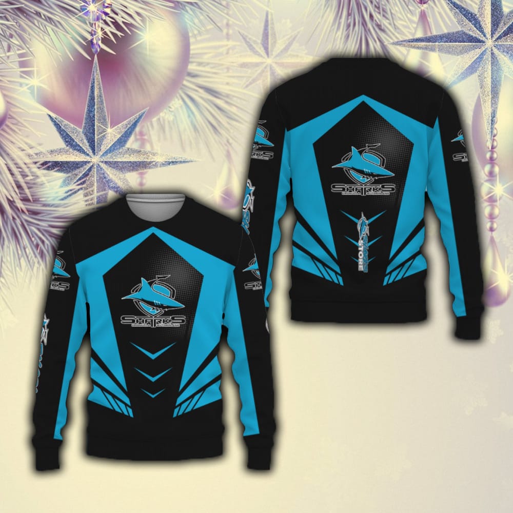 Cronulla' 'Sutherland Sharks Sports American Football Ugly Christmas Sweater Men And Women Gift For Fans Holidays - 201023-111337 Cronulla' 'Sutherland Sharks Sports American Football Ugly Christmas Sweater Men And Women Gift For Fans Holidays - 201023-111337