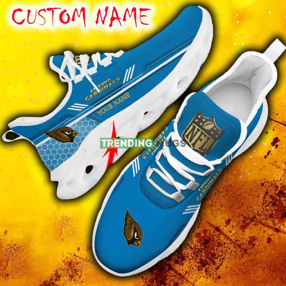 Custom Name Arizona Cardinals Blue All Over Printed Max Soul Shoes For Fans Gift Men And Women New Sports Sneakers - Arizona Cardinals Chunky Sneakers Best Photo 12 Custom Name Arizona Cardinals Blue All Over Printed Max Soul Shoes For Fans Gift Men And Women New Sports Sneakers - Arizona Cardinals Chunky Sneakers Best Photo 12