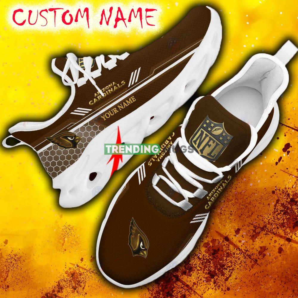 Custom Name Arizona Cardinals Brown All Over Printed Max Soul Shoes For Fans Gift Men And Women New Sports Sneakers - Arizona Cardinals Chunky Sneakers Best Photo 13 Custom Name Arizona Cardinals Brown All Over Printed Max Soul Shoes For Fans Gift Men And Women New Sports Sneakers - Arizona Cardinals Chunky Sneakers Best Photo 13