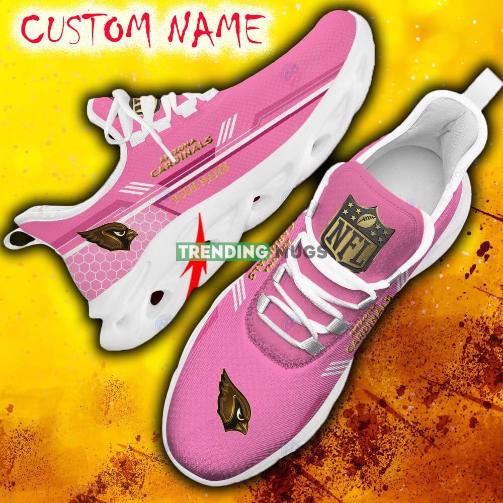 Custom Name Arizona Cardinals Pink All Over Printed Max Soul Shoes For Fans Gift Men And Women New Sports Sneakers - Arizona Cardinals Chunky Sneakers Best Photo 18 Custom Name Arizona Cardinals Pink All Over Printed Max Soul Shoes For Fans Gift Men And Women New Sports Sneakers - Arizona Cardinals Chunky Sneakers Best Photo 18