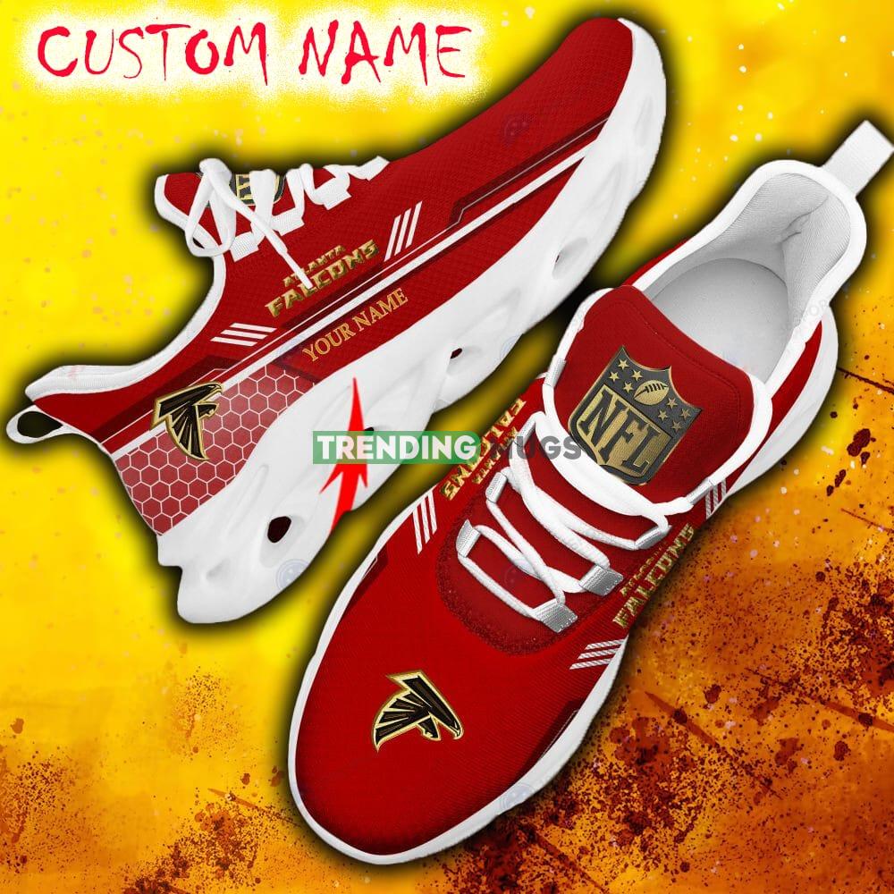 Custom Name Atlanta Falcons Red All Over Printed Max Soul Shoes For Fans Gift Men And Women New Sports Sneakers Max Soul Custom Name Atlanta Falcons Red All Over Printed Max Soul Shoes For Fans Gift Men And Women New Sports Sneakers Max Soul