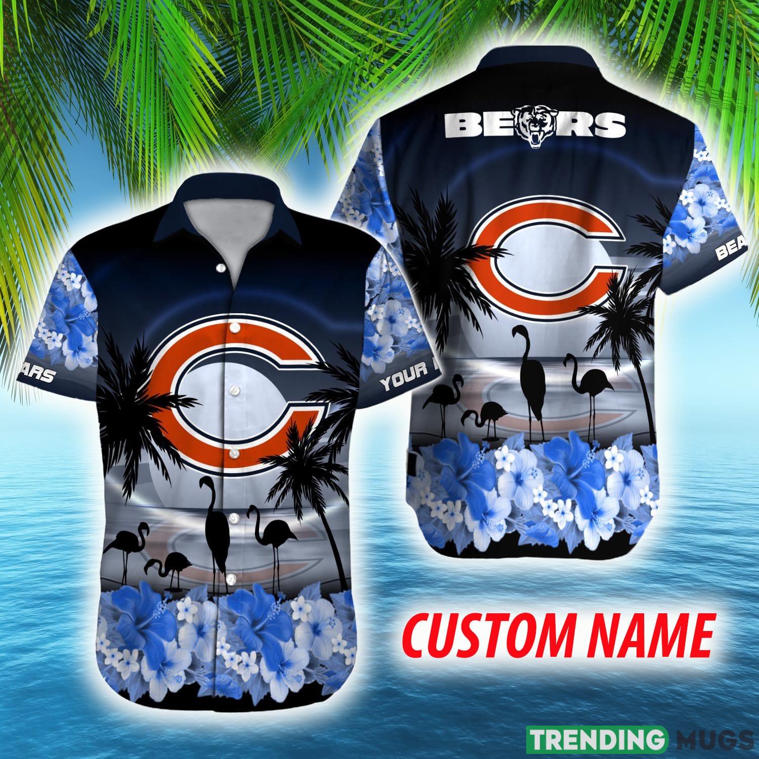 Custom Name Chicago Bears NFL Flamingo Hibiscus For Men And Women Gift Fans Hawaiian Shirt - Custom Name Chicago Bears NFL Flamingo Hibiscus For Men And Women Gift Fans Hawaiian Shirt Custom Name Chicago Bears NFL Flamingo Hibiscus For Men And Women Gift Fans Hawaiian Shirt - Custom Name Chicago Bears NFL Flamingo Hibiscus For Men And Women Gift Fans Hawaiian Shirt