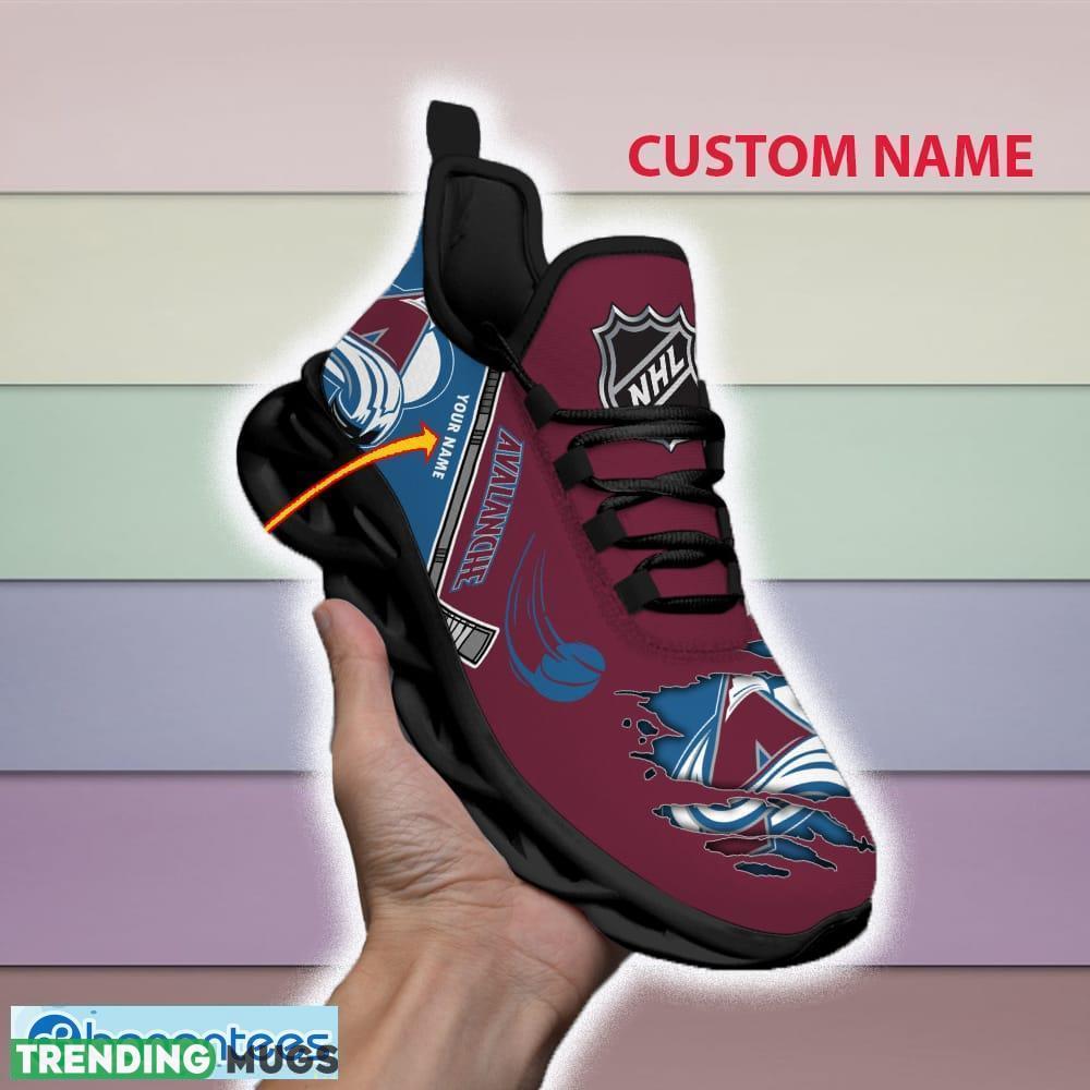 Custom Name Colorado Avalanche NHL Max Soul Shoes For Men And Women Gift For Fan Clunky Sneakers New - Colorado Avalanche NHL Max Soul Shoes_1 Custom Name Colorado Avalanche NHL Max Soul Shoes For Men And Women Gift For Fan Clunky Sneakers New - Colorado Avalanche NHL Max Soul Shoes_1