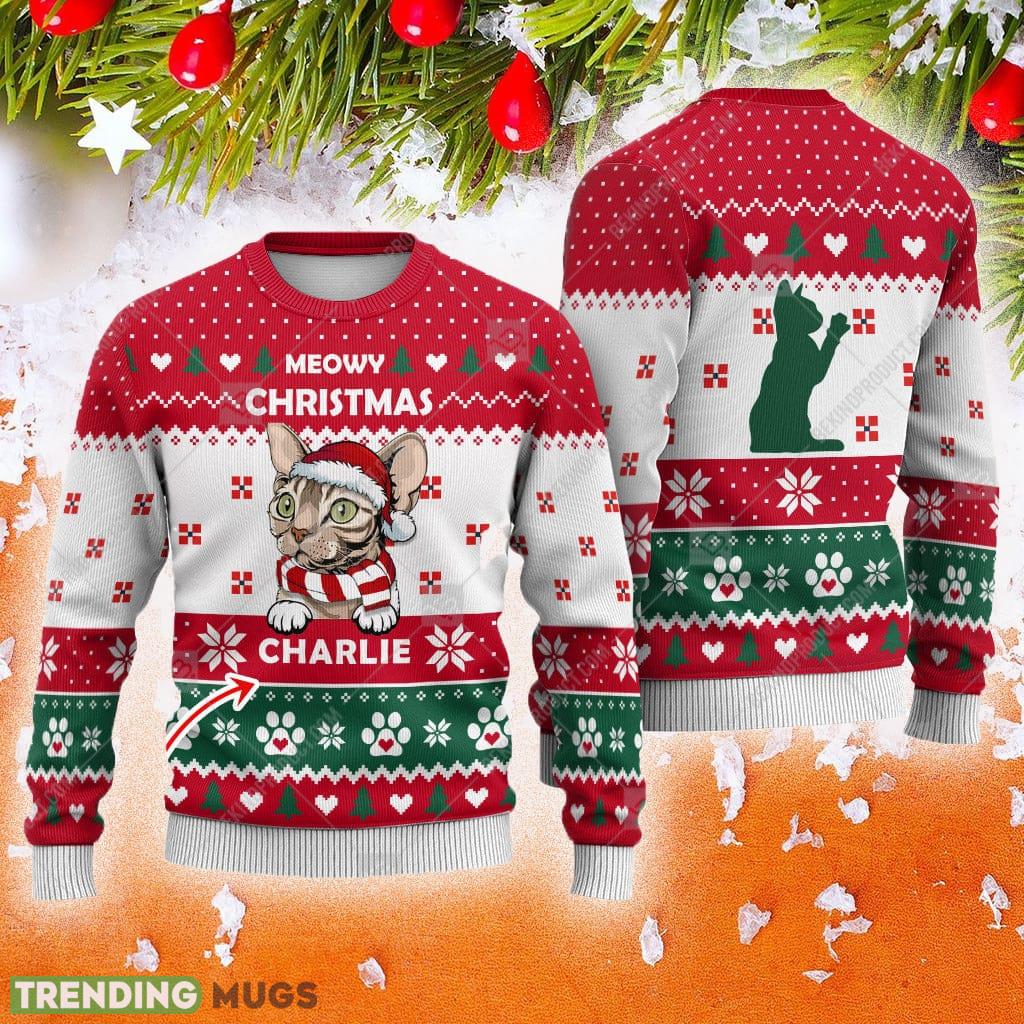 Custom Name Devon Rex Cat Paw Heart Animals Ugly Christmas Sweater Gift For Men And Women - Custom Name Devon Rex Cat Paw Heart Animals Ugly Christmas Sweater Gift For Men And Women Custom Name Devon Rex Cat Paw Heart Animals Ugly Christmas Sweater Gift For Men And Women - Custom Name Devon Rex Cat Paw Heart Animals Ugly Christmas Sweater Gift For Men And Women