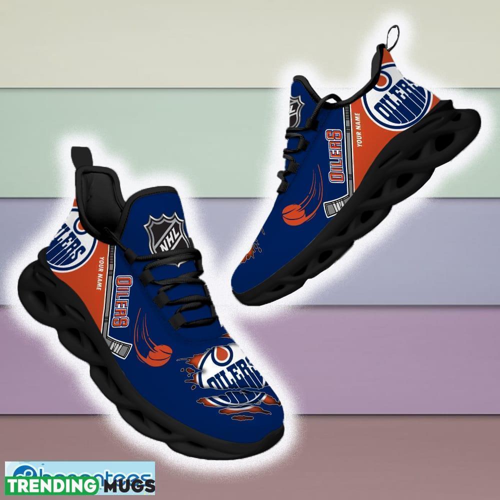 Custom Name Edmonton Oilers NHL Max Soul Shoes For Men And Women Gift For Fan Clunky Sneakers New Max Soul Custom Name Edmonton Oilers NHL Max Soul Shoes For Men And Women Gift For Fan Clunky Sneakers New Max Soul