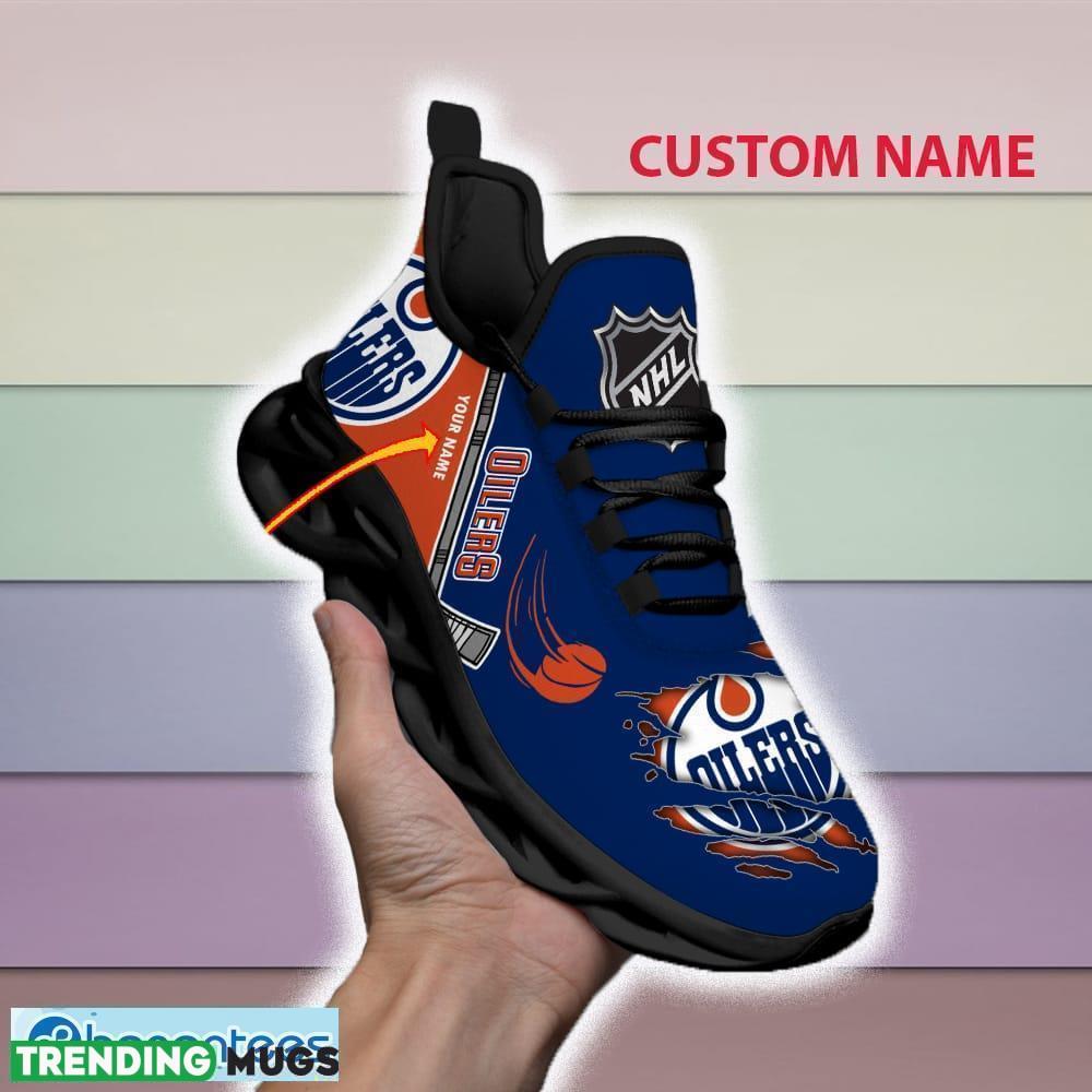 Custom Name Edmonton Oilers NHL Max Soul Shoes For Men And Women Gift For Fan Clunky Sneakers New - Edmonton Oilers NHL Max Soul Shoes_1 Custom Name Edmonton Oilers NHL Max Soul Shoes For Men And Women Gift For Fan Clunky Sneakers New - Edmonton Oilers NHL Max Soul Shoes_1