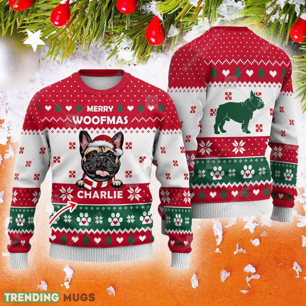 Custom Name French Bulldog Dog Paw Heart Animal Snowy Ugly Sweater New For Family Holidays Christmas - Custom Name French Bulldog Dog Paw Heart Animal Snowy Ugly Sweater New For Family Holidays Christmas Custom Name French Bulldog Dog Paw Heart Animal Snowy Ugly Sweater New For Family Holidays Christmas - Custom Name French Bulldog Dog Paw Heart Animal Snowy Ugly Sweater New For Family Holidays Christmas